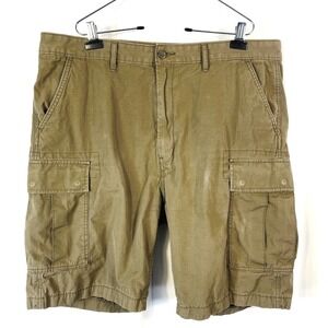 Levis Cargo Shorts men's 40 Ripstop Tan Khaki Utility Workwear Gorpcore  Read